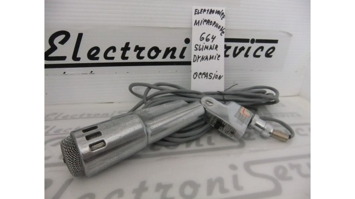 Electrovoice 664 microphone slimair dynamic